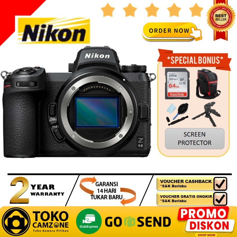 Jual Nikon Z6 II Body Only Mirrorless Digital Camera Garansi Resmi