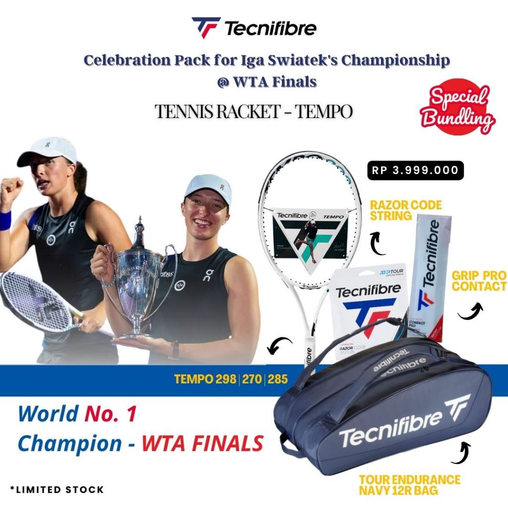 Raquette de tennis Junior TEMPO IGA 25 | Tecnifibre