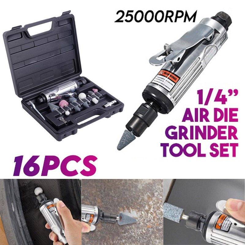 Jual 16pcs Air Die grinder 1/4