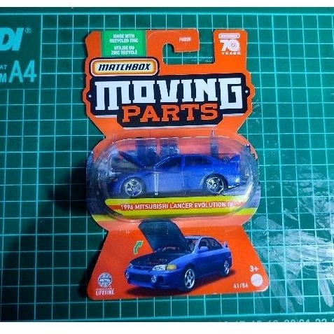 Jual Matchbox Mitsubishi Lancer Evolution Biru | Shopee Indonesia