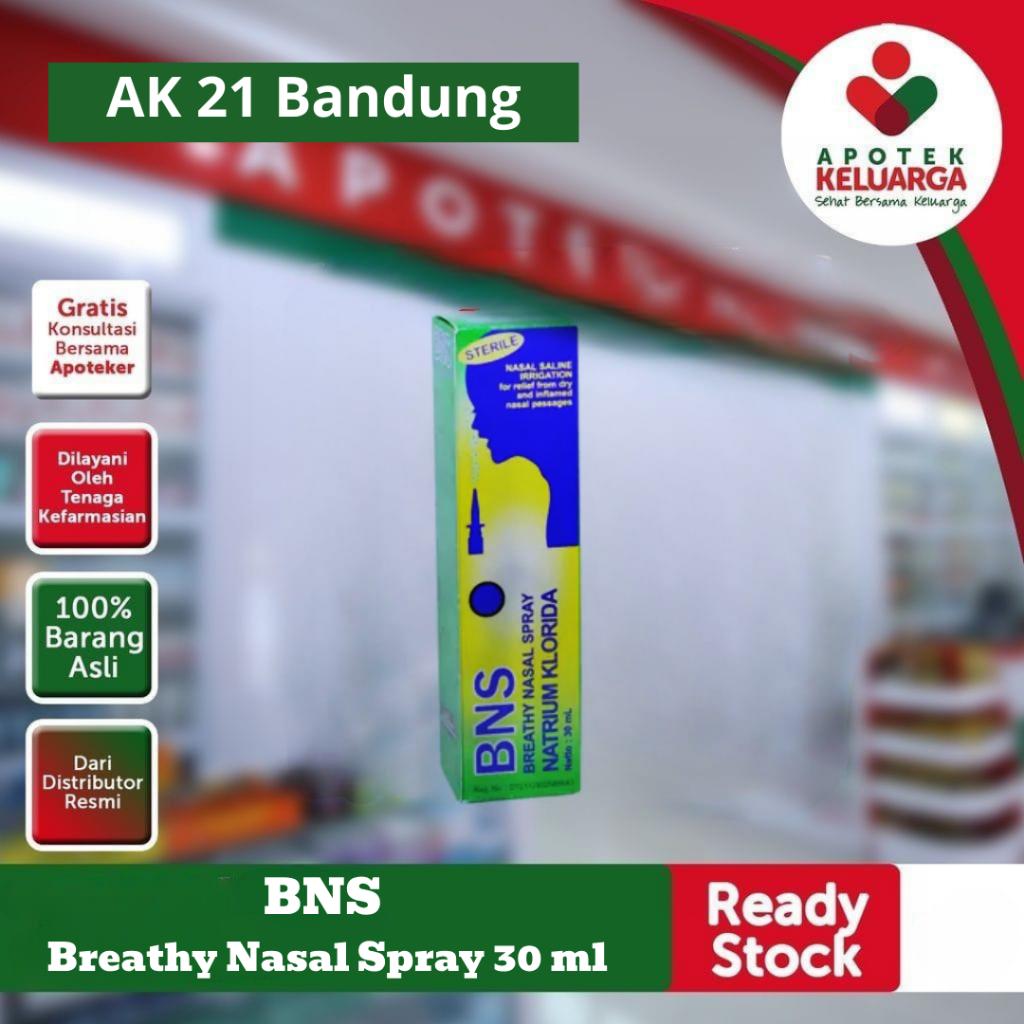 Jual BNS Breathy Nasal Spray 30 ml / Membantu melembabkan membran ...