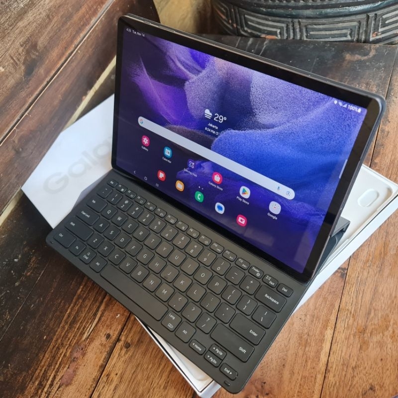 Jual Samsung Tab S7 FE 5G + Keyboard Like New 99% Galaxy Tab S7+ Stylus ...