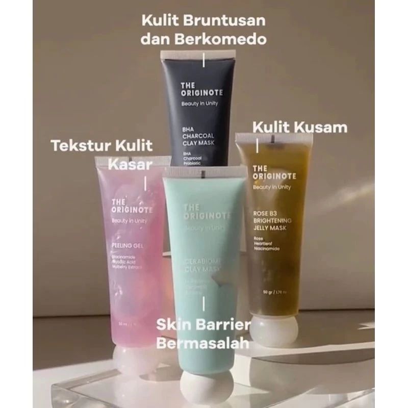 Jual MASKER THE ORIGINOTE ALL VARIAN ROSE B3 BRIGHTENING JELLY MASK ...