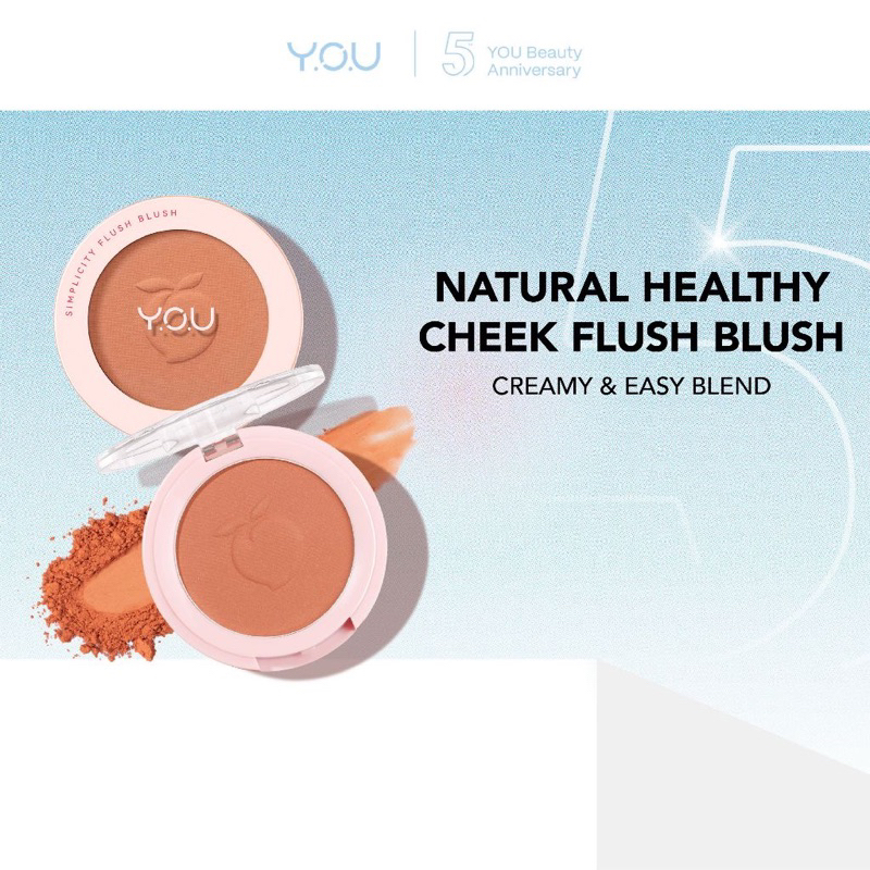 Jual YOU Simplicity Flush Blush | Shopee Indonesia
