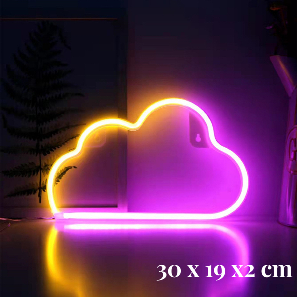 Jual 【 usb & batre】love neon light / neon lamp / neon light / lampu