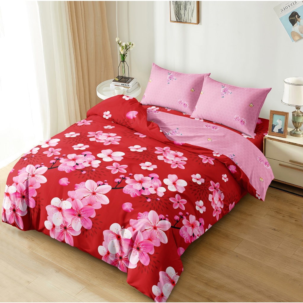 Jual Aloha Bed Cover Set King 180x200 Tinggi 20 Fitted Hinata