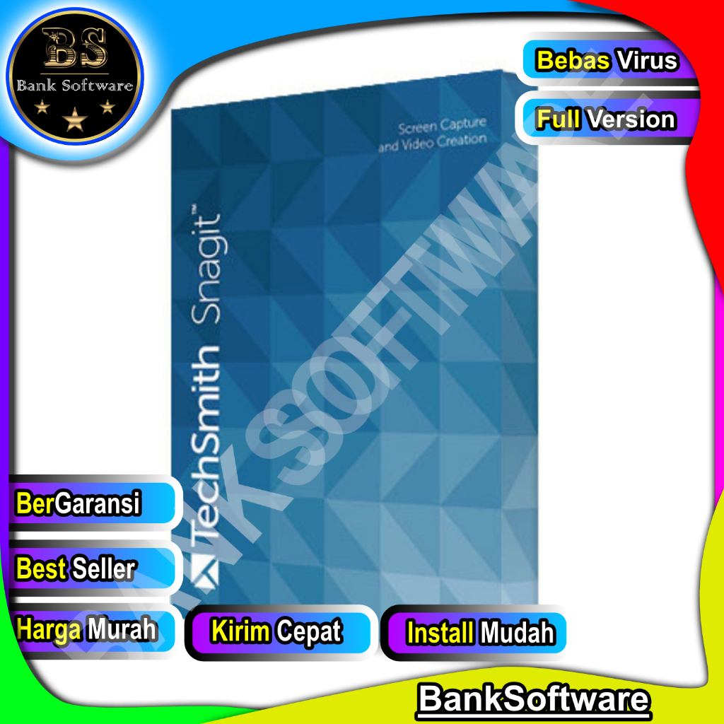 Jual TechSmith Snagit 2024 LifeTime Full Version BankSoftware