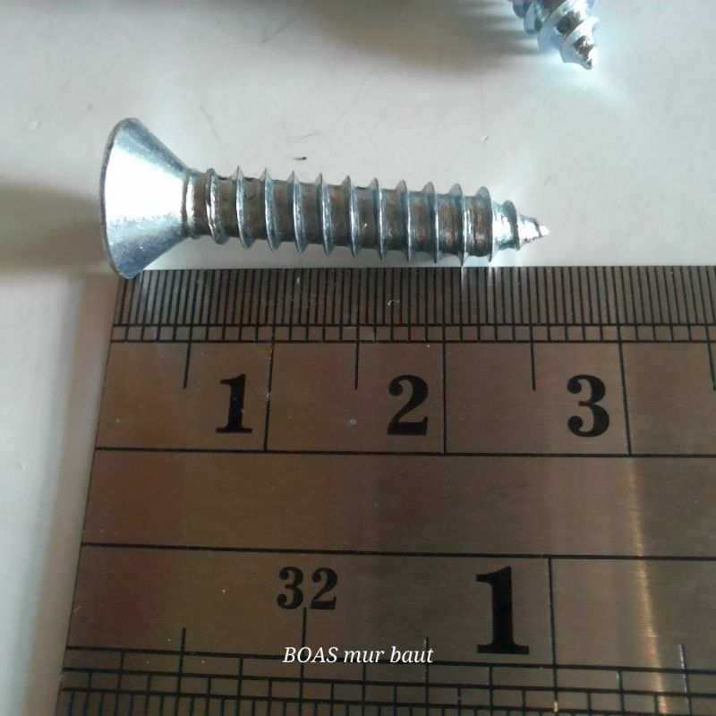 Jual Baut tapping 2.5 cm 10x1 baut lancip boasmurbaut | Shopee Indonesia
