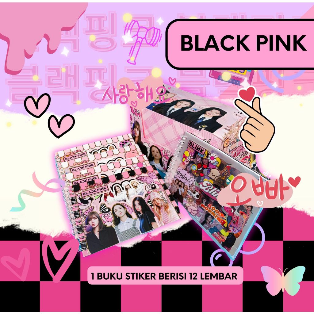 Jual Stiker Buku Blackpink Bts Isi Lembar Shopee Indonesia