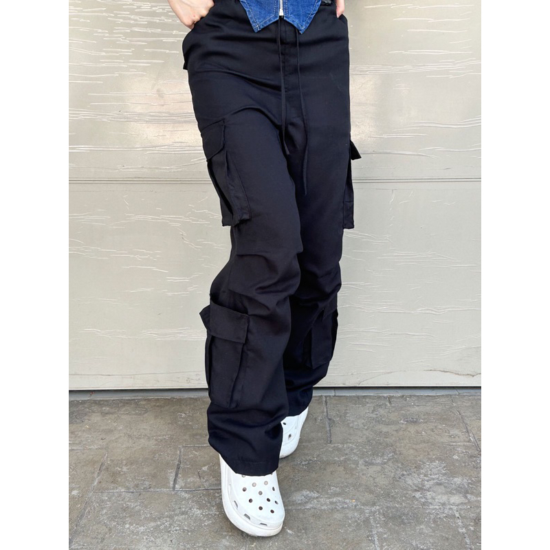 Whoisjacov Pants RELABEL The Scar Six-Pocket Draw-String