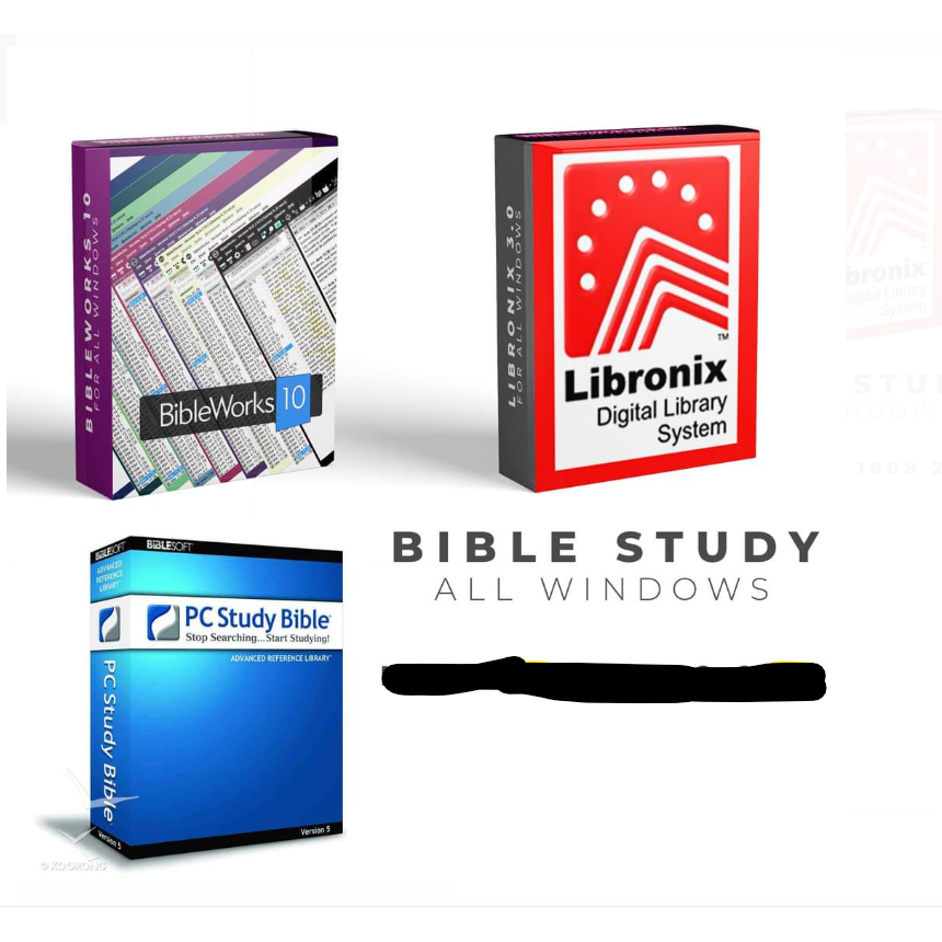 Jual Paket Bible Study Software/Bibleworks/Libronix/logos/pc study