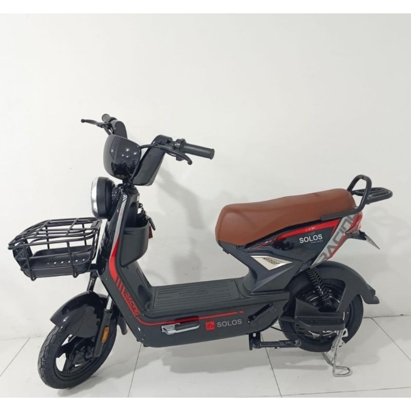 Jual Sepeda Listrik SOLOS RACING SH 11 Jok panjang New Model | Shopee ...