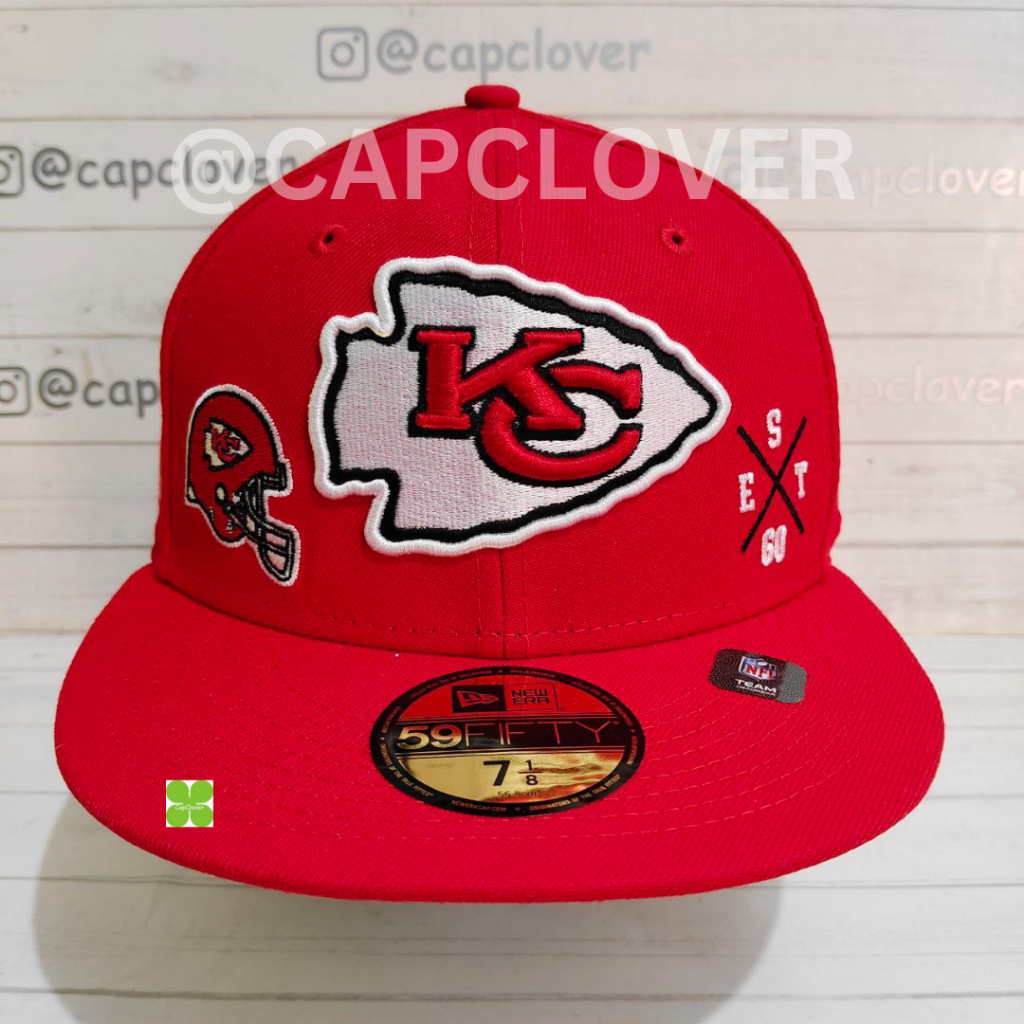 Jual Topi NEW ERA Kansas City Chiefs Multi Patch 59Fifty Red | Shopee ...