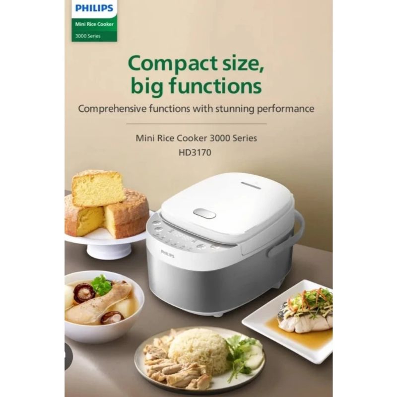 Jual PHILIPS Magic Com Rice Cooker 1 Liter Digital Philip HD 3170/33 ...