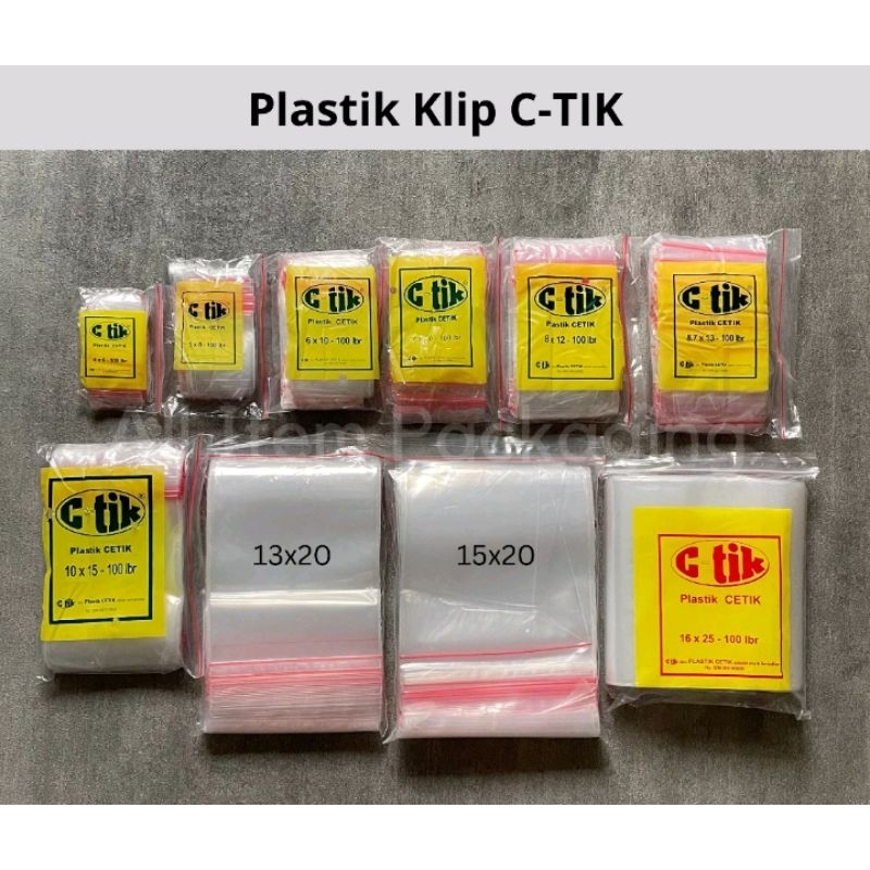 Jual Plastik Klip Ctik X Cm Isi Pcs Dan X Cm Shopee Indonesia