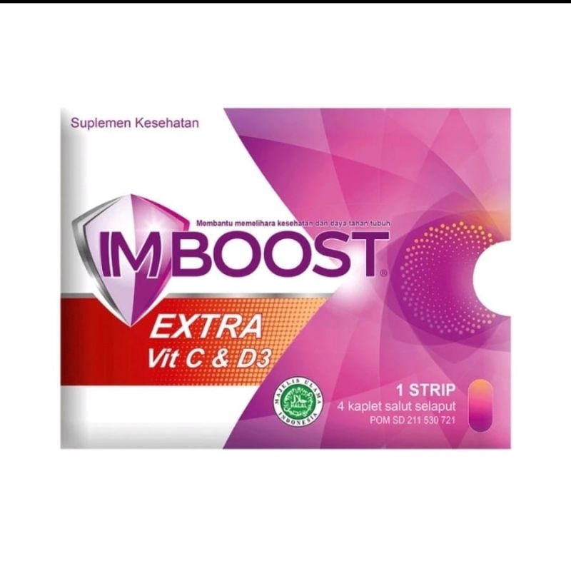 Jual Imboost Extra Vit C & D3 4 Tablet & 8 Tablet | Shopee Indonesia
