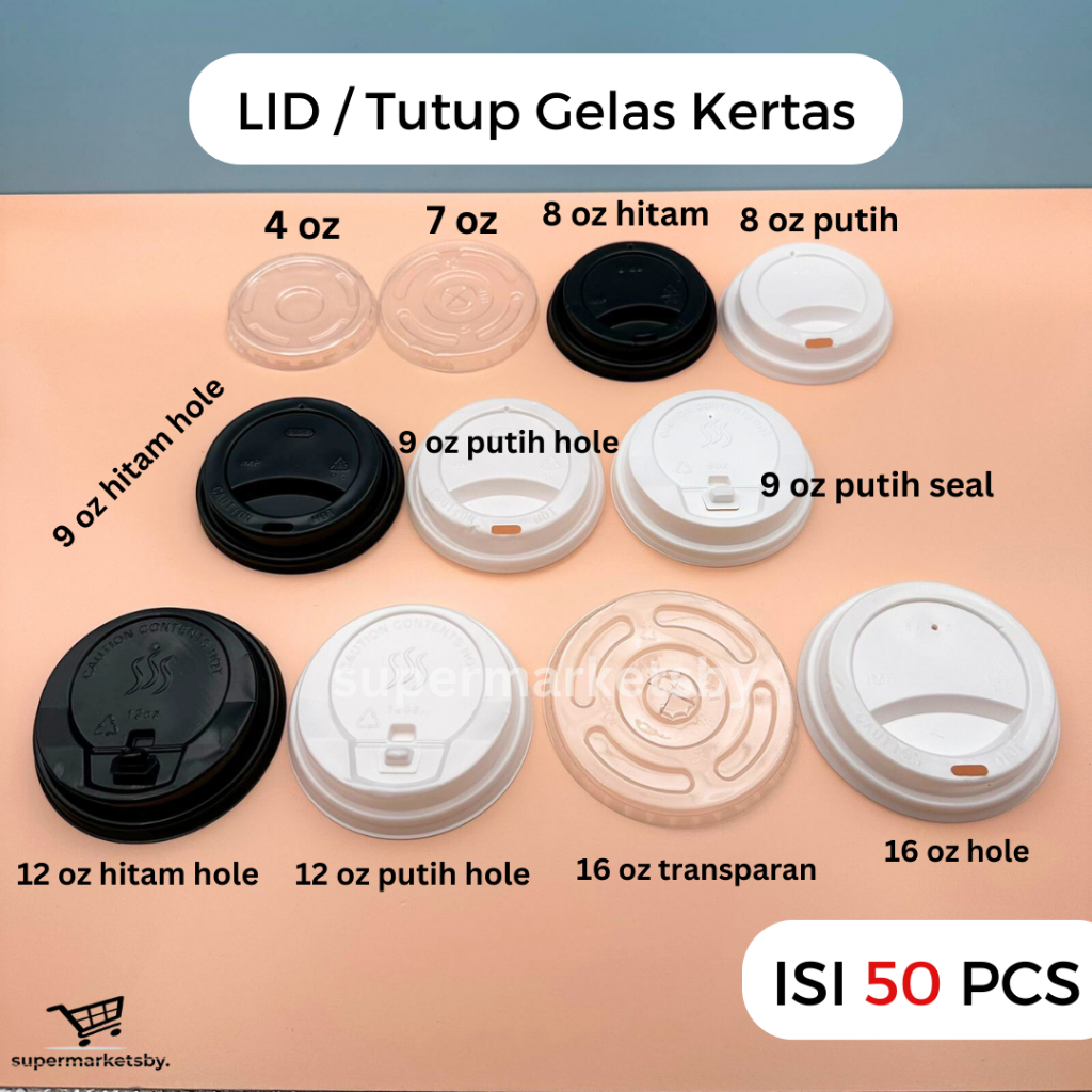 Jual Tutup Lid Gelas Kertas IMP / Tutup Lid Paper Cup IMP | Shopee ...