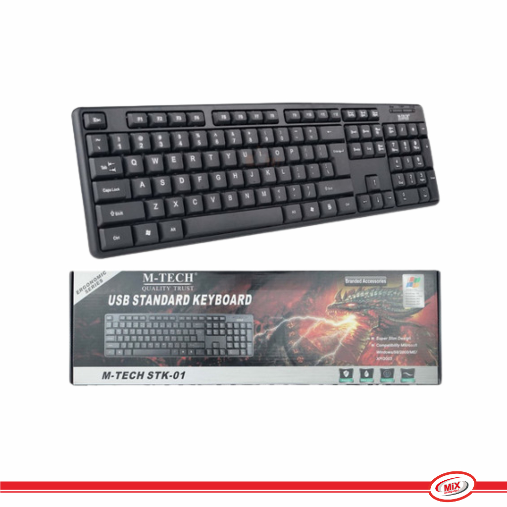 Jual M-Tech Original Keyboard USB Standar for PC Laptop Android ...