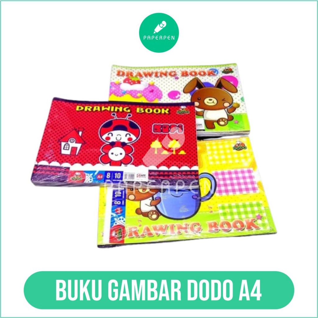 Jual Buku Gambar Dodo A4 Kertas Menggambar Shopee Indonesia