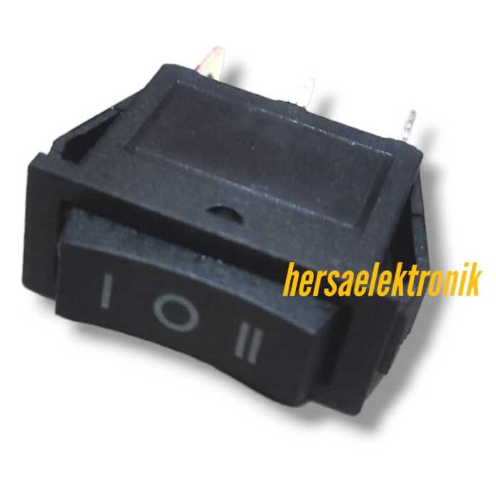 Jual saklar switch on off single tipis hitam 3 pin | Shopee Indonesia