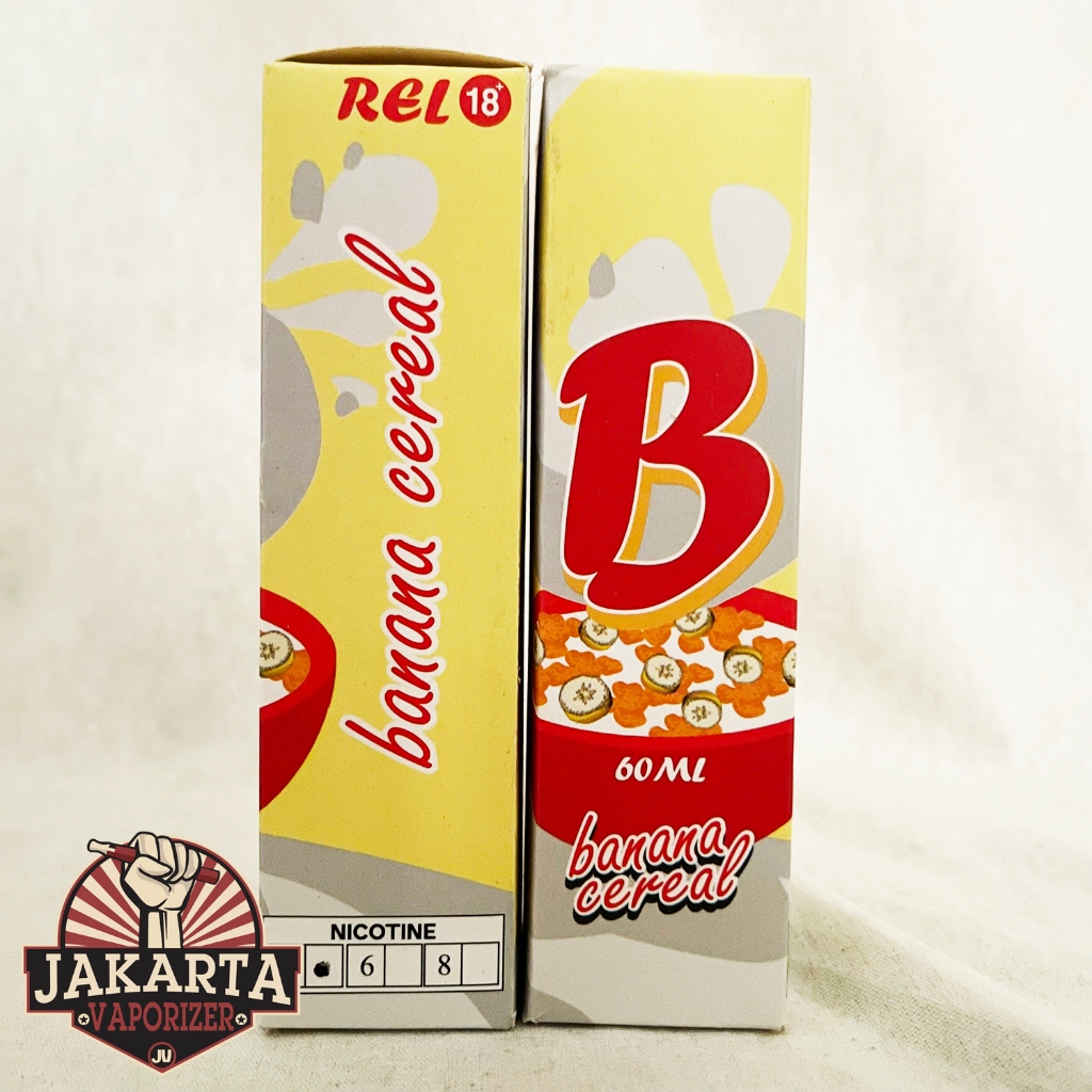 Jual EJM B BANANA CEREAL MILK 60ML 3MG 6MG BY EJUICEMURAH X ELYSIAN ...