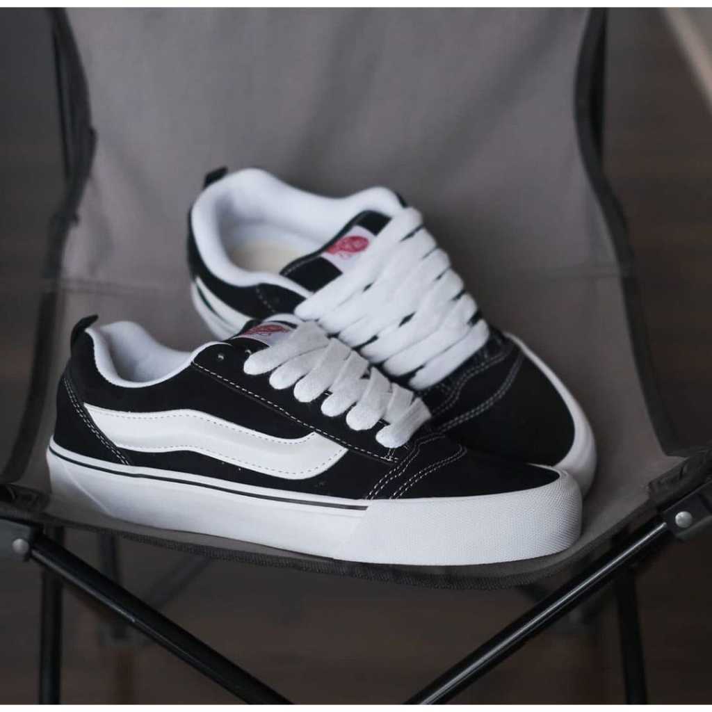 Jual Vans Knu Skool VR3 Black White Grade Premium Original 100 Sepatu