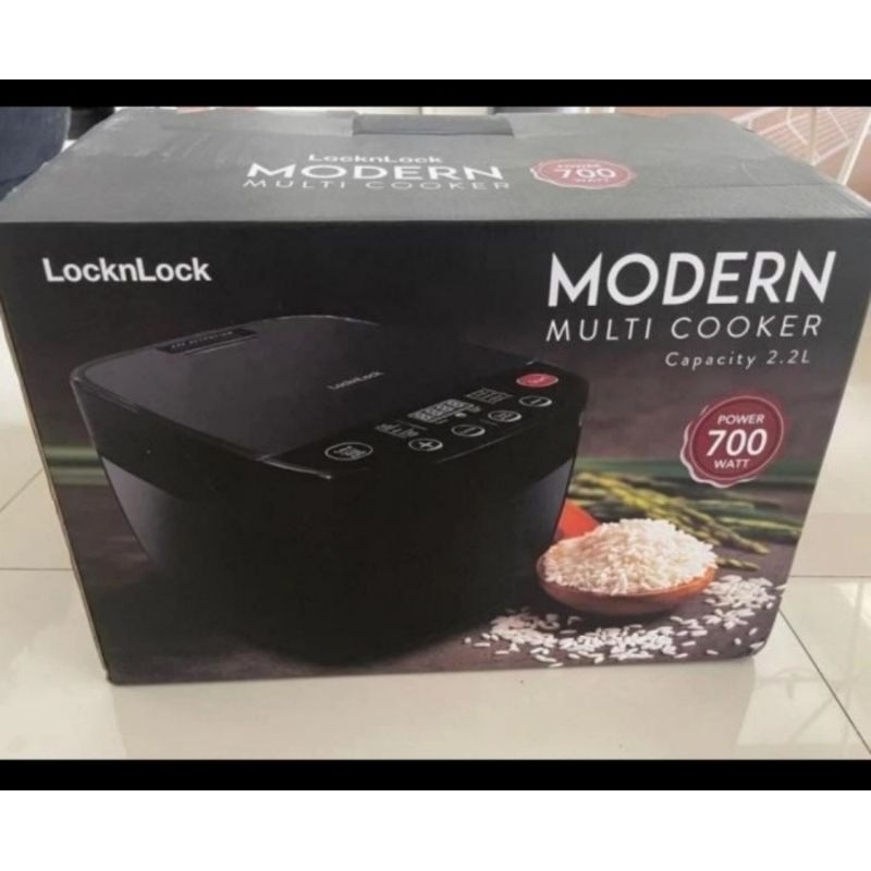 Jual Lock n Lock Modern Multi Cooker 700W Rice Cooker, Steamer | Shopee ...