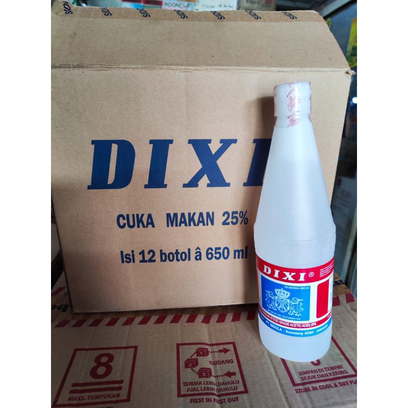 Jual CUKA DIXI 650ML PER DUS ISI 12PCS | Shopee Indonesia