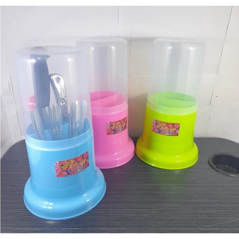 Jual Tempat Makan Sendok Rosa/Tempat Peralatan Makan/Tempat Sendok ...