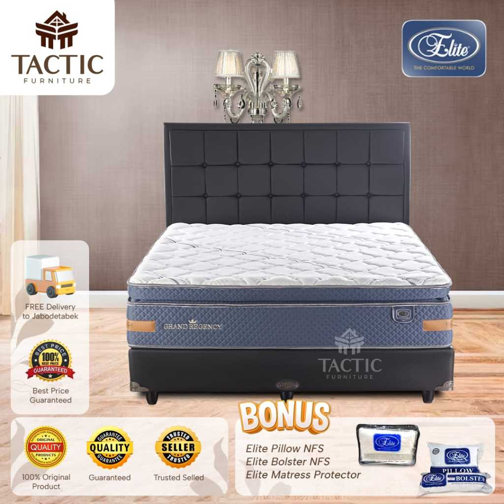 Jual ELITE SPRING BED GRAND REGENCY FULL SET 100 ORIGINAL Shopee Indonesia