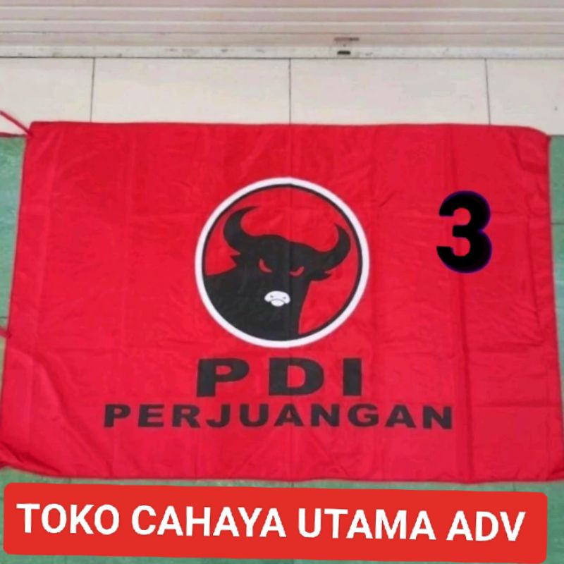 Jual Bendera Partai Pdi Bendera Partai Pdip 60 X 90 Shopee Indonesia