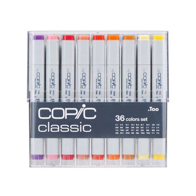 Jual Copic Marker Set 36 Basic Color Set | Shopee Indonesia
