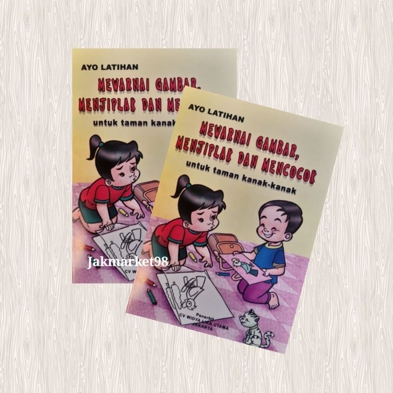 Jual Buku Mewarnai Gambar Menjiplak Dan Mencocok Untuk Tk Dan Paud ...