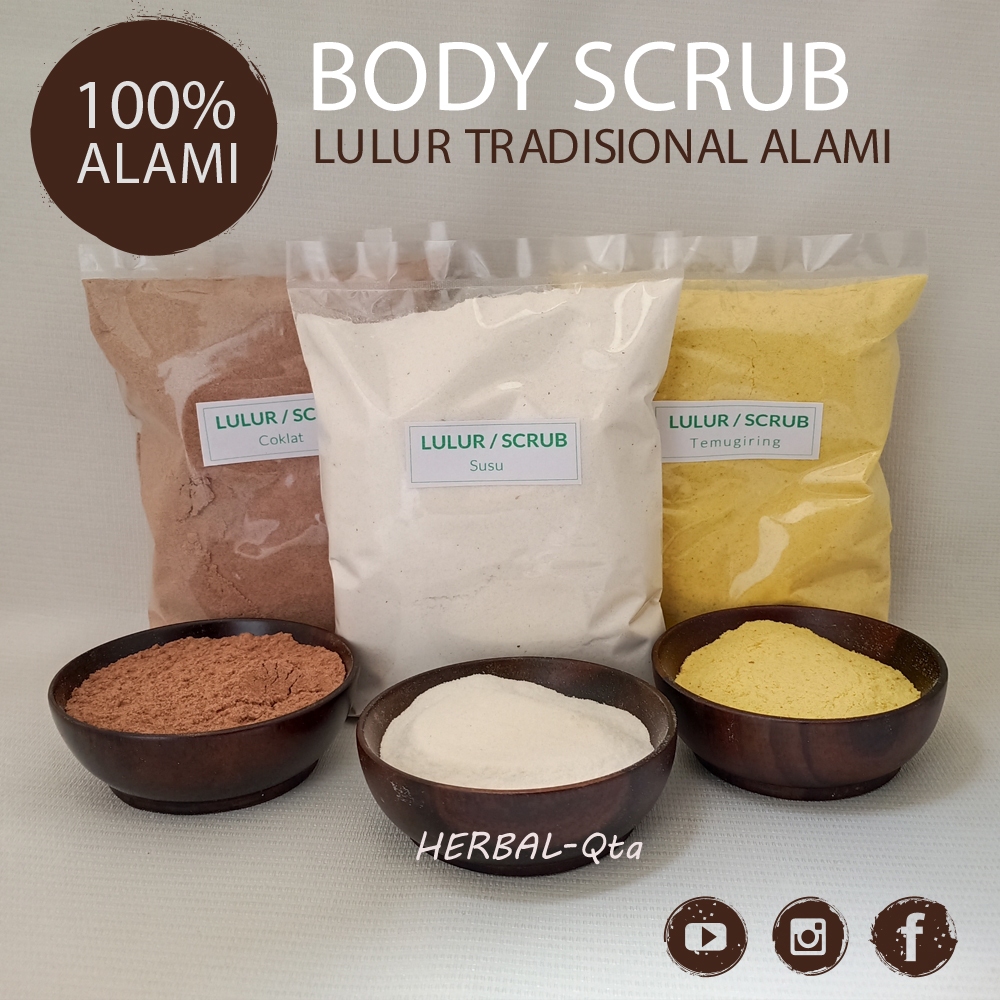 Jual LULUR SCRUB KILOAN / LULUR REMPAH ALAMI / BODY SCRUB ORGANIC