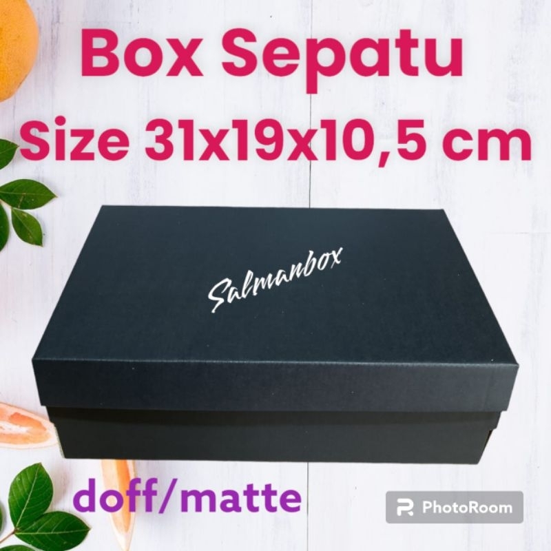 Jual Box Sepatu Hitam Termurah Size X X Cm Kotak Sepatu Hitam Kardus Sepatu Hitam