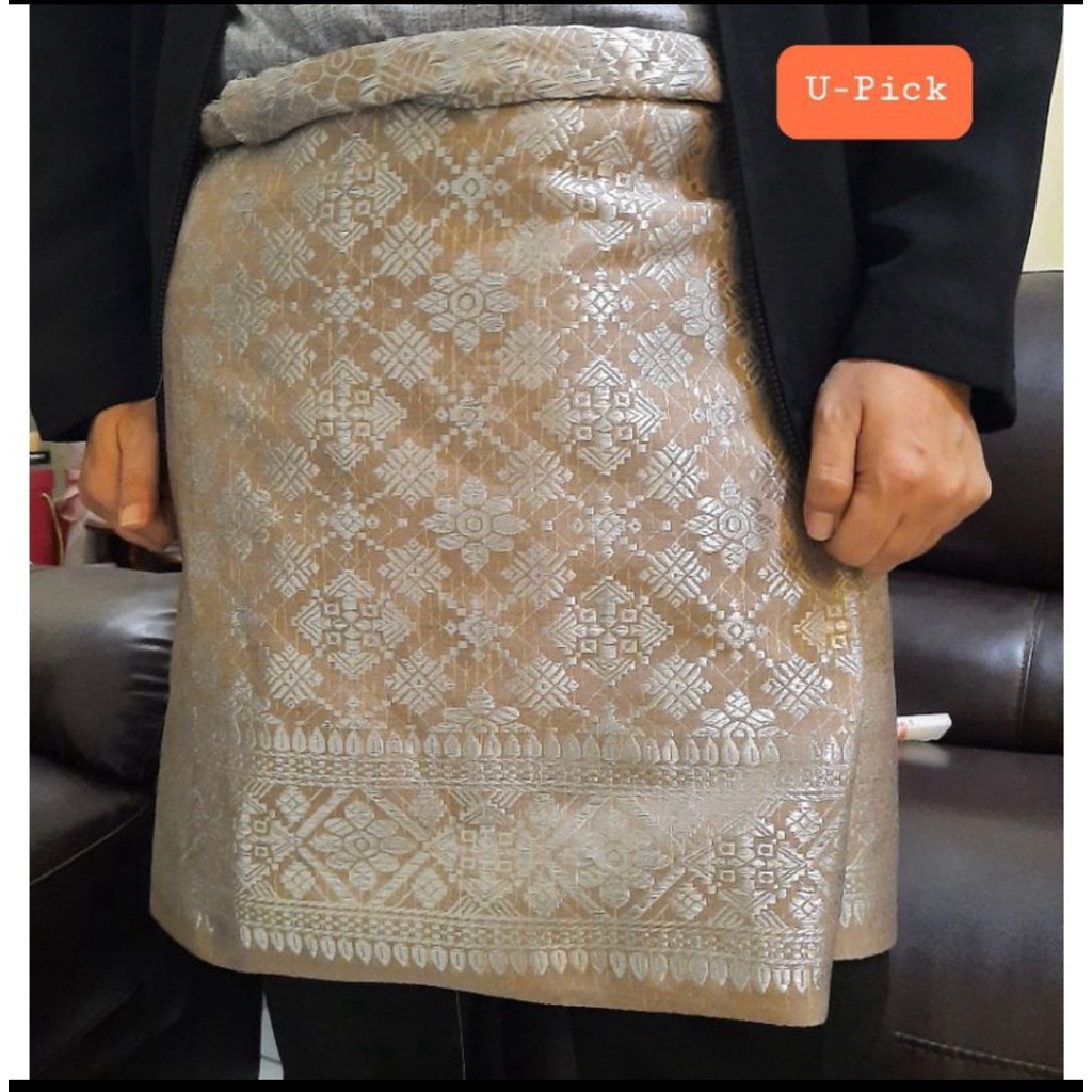 Jual Promosongket Kain Songket Laki Laki Melayu Sarung Songket Pria Bawahan Kebaya Cowok 