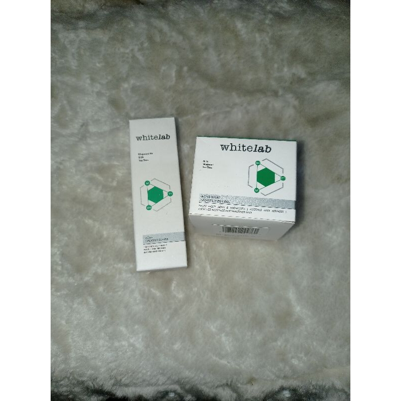 Jual whitelab acne moisturizer gel dan acne calming serum set Shopee