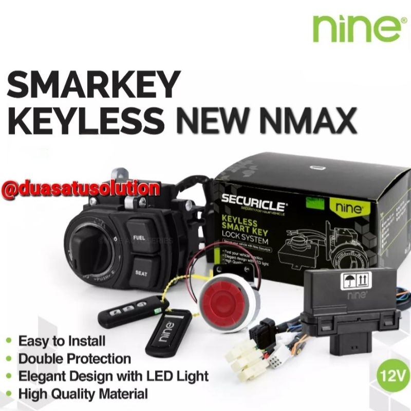 Jual KUNCI KONTAK KEYLES SMARTKEY YAMAHA NEW NMAX 2020 NINE ADA FITUR ...