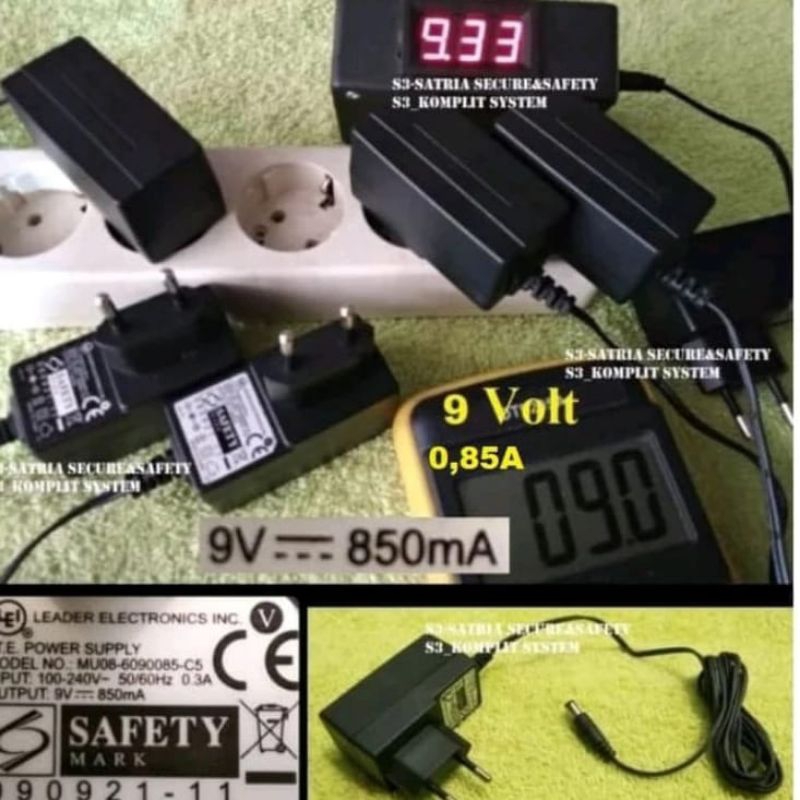 Jual ADAPTOR ROUTER MODEM ORIGINAL 9V 850mA | Shopee Indonesia