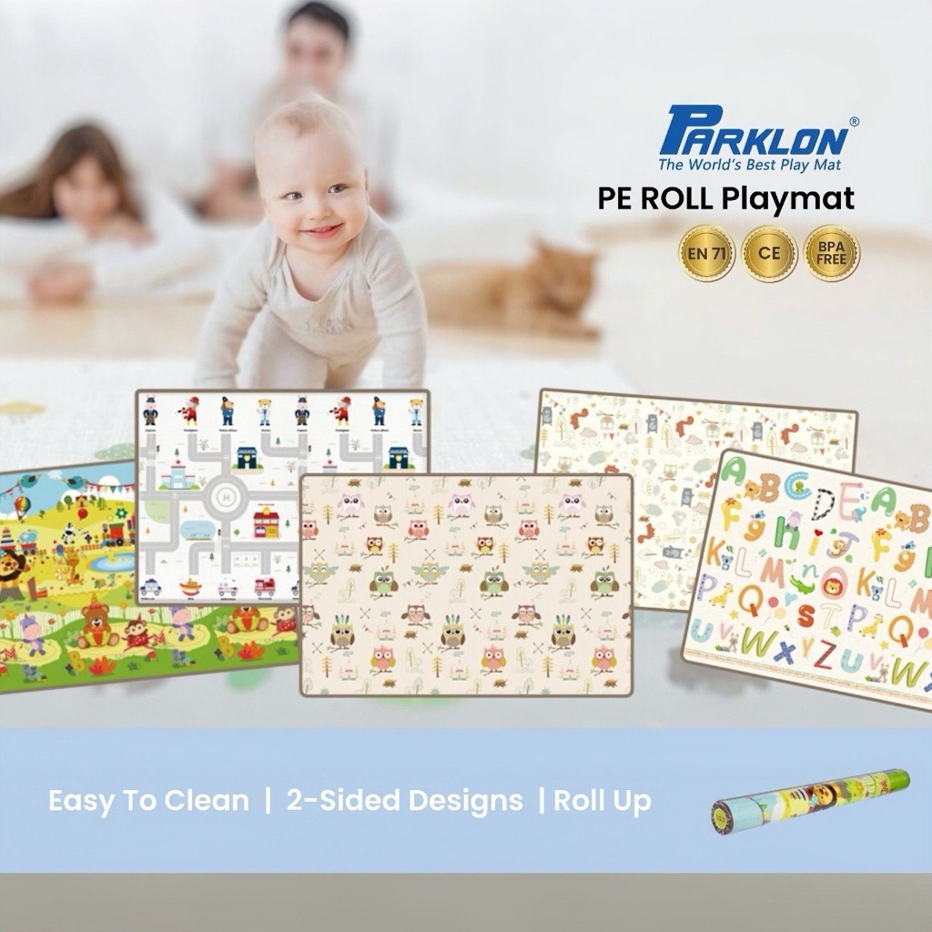 Jual Parklon PE Roll Playmat 150x200 cm Double Side Matras Karpet