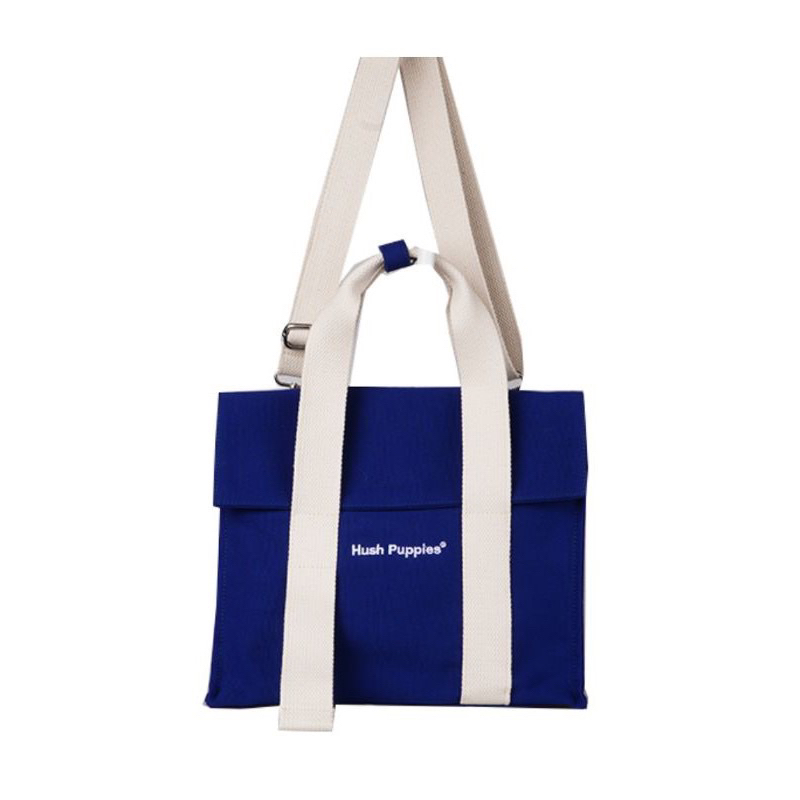 Jual Hush Puppies canvas tote bag canvas flap bag original READY