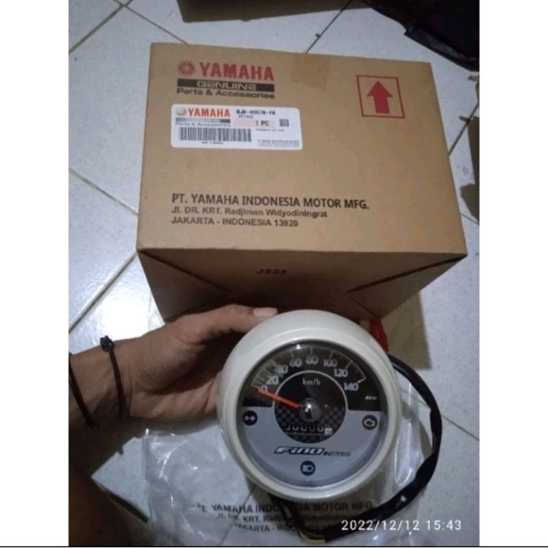 Jual SPEEDOMETER/SPIDOMETER ASSY FINO FI 125 HITAM PUTIH (F0) ORIGINAL ...
