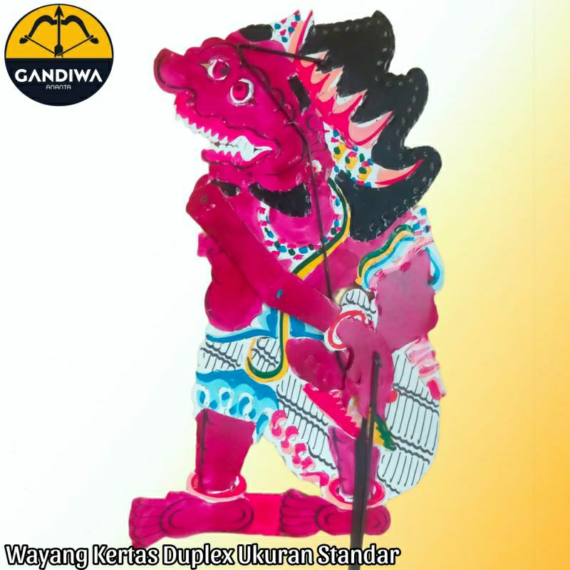 Jual wayang kertas duplex buto begal pragalbo | Shopee Indonesia