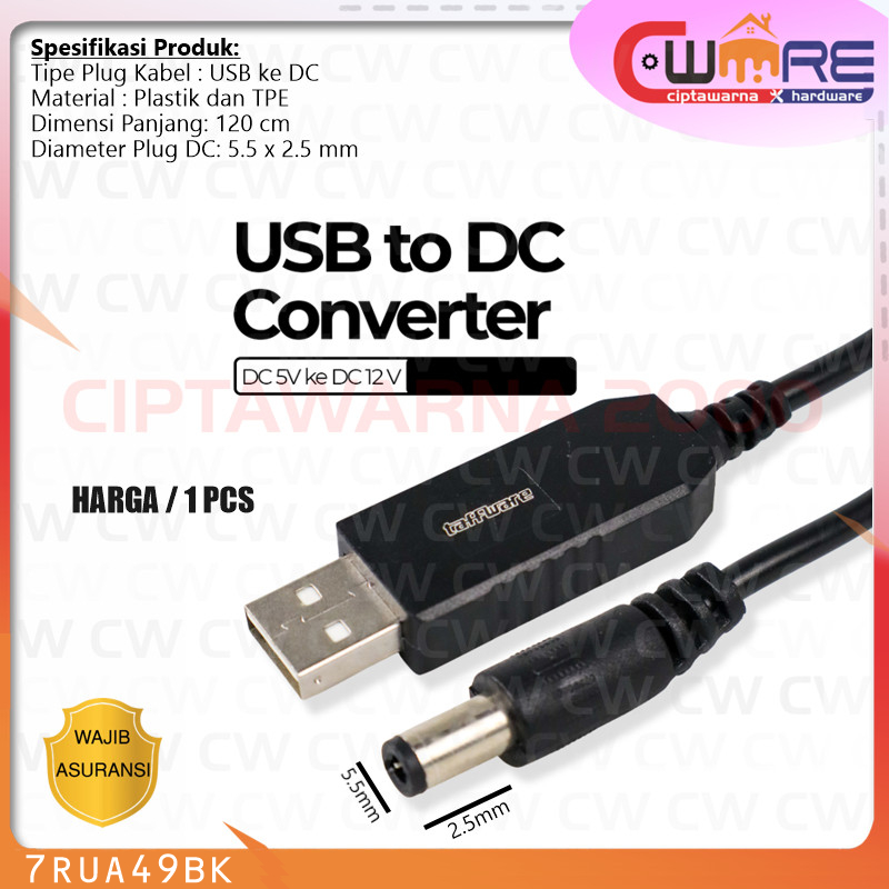 Jual Kabel Power Charger Adaptor Konverter Usb V V V Boost Line