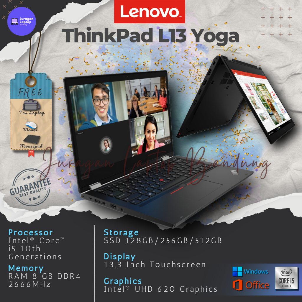 Jual lenovo thinkpad l13 yoga 20r5001wid Harga Terbaik & Termurah