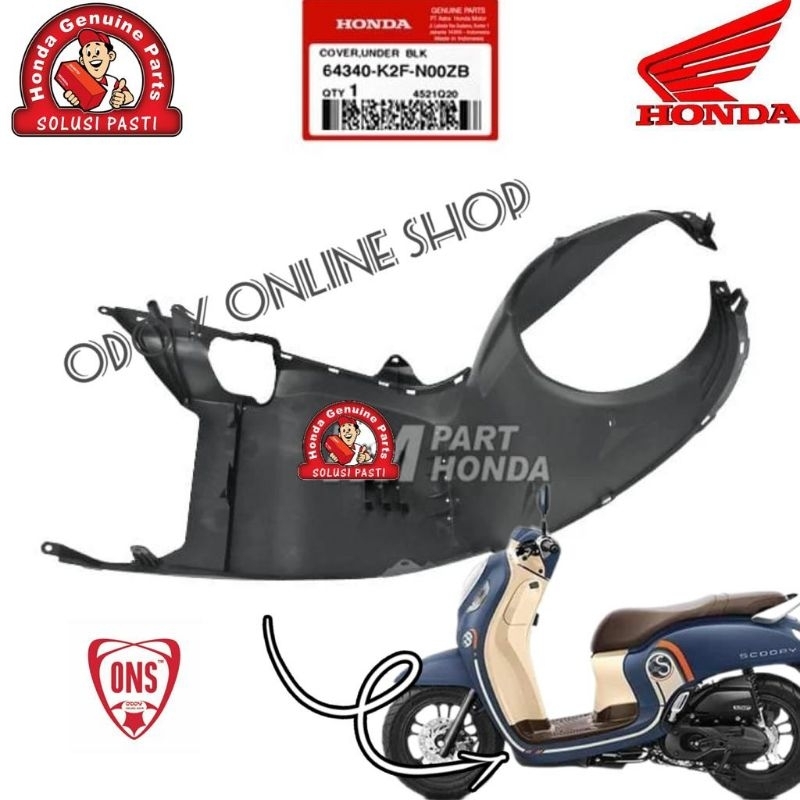 Jual Cover Under Dek Bawah Kolong Paru Lumpur Scoopy New K F Original Honda