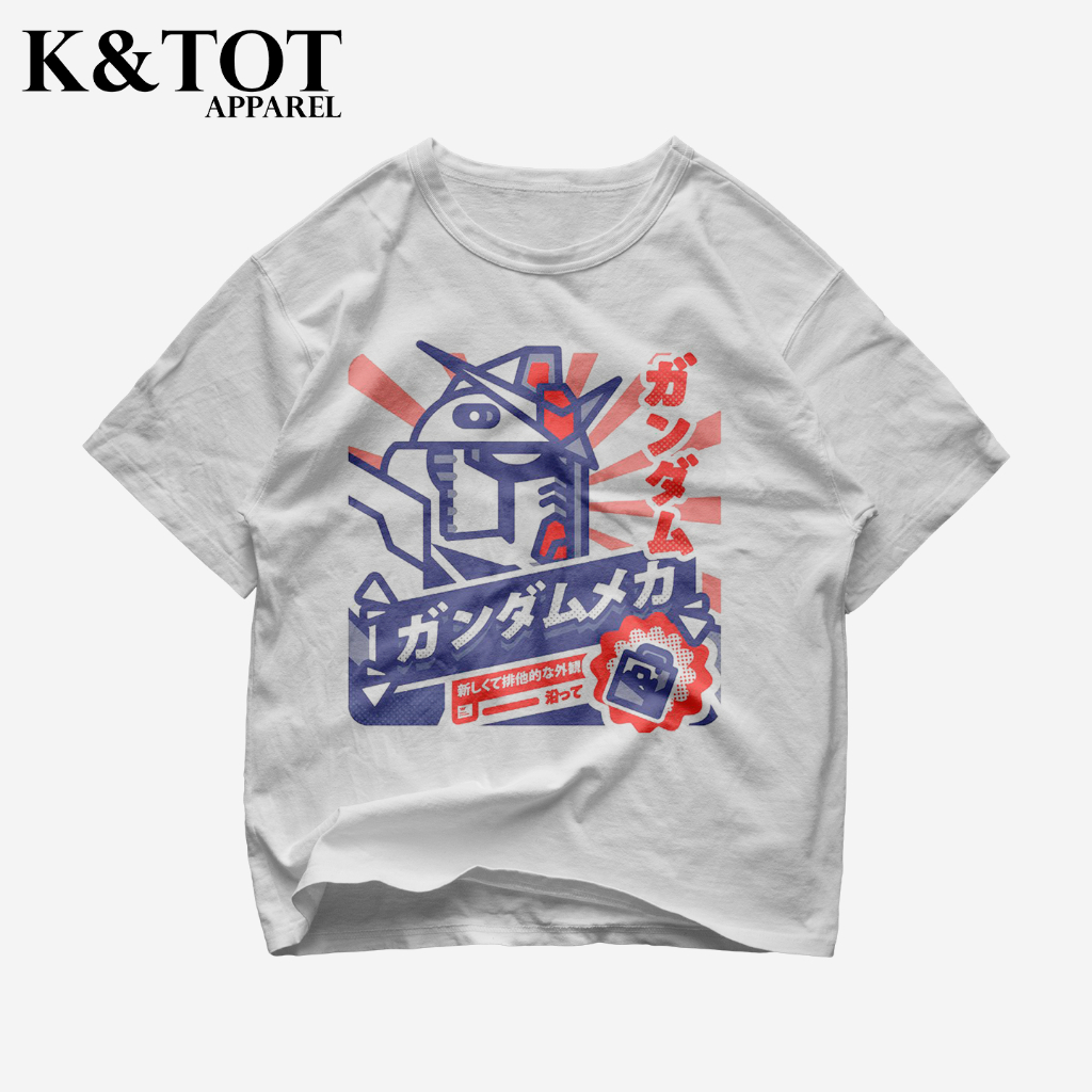 T-shirt Vintage Gundam COSPA Années 2000 - Beige Taille M - Occasion Très Bon état