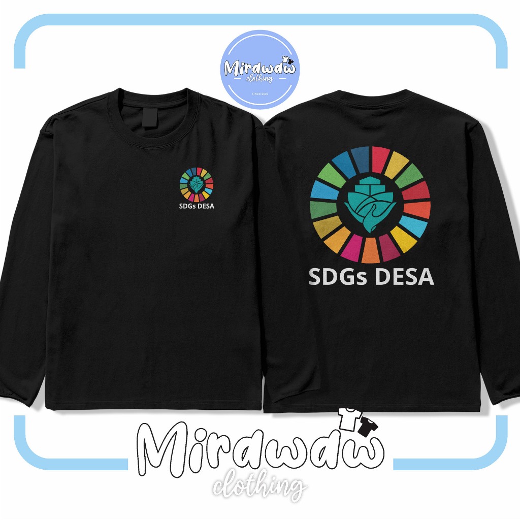 Jual Kaos SDGs Suistanable Development Goals Di DESA Logo Lengan ...