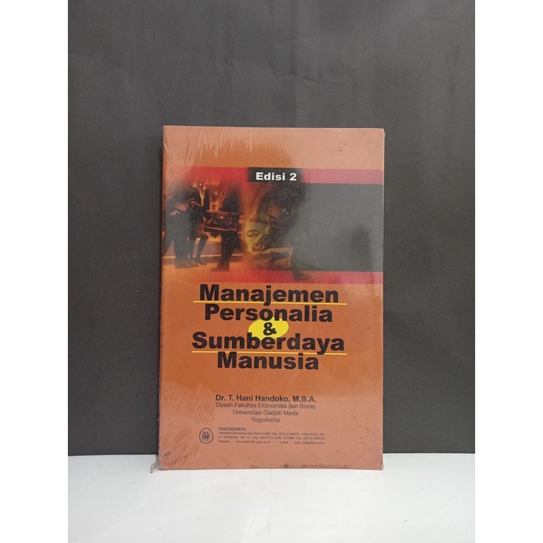 Jual Buku Manajemen Personalia & Sumberdaya Manusia Edisi 2 - Dr. T ...