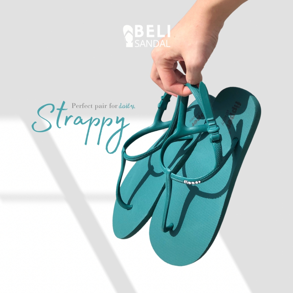 Jual Sandal Fipper Strappy Emerald Fipper Wanita Sepatu